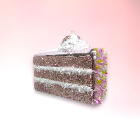 Pink Icing Choc Cake Ornament