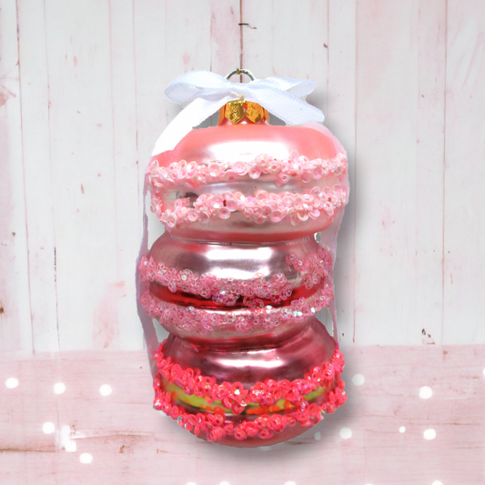 Stacked Macaroon Ornament