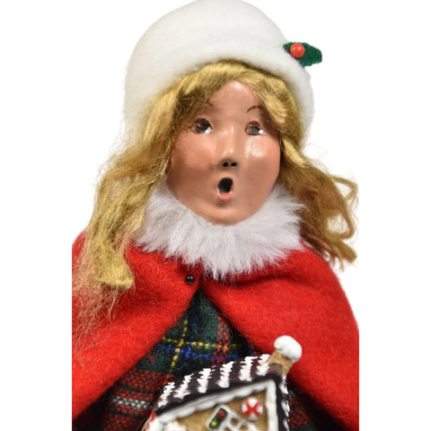 Sweets Family Girl Caroler Figurine, 10"