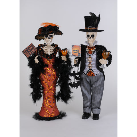 Wicked Spirits Skeleton Figurine, 24"