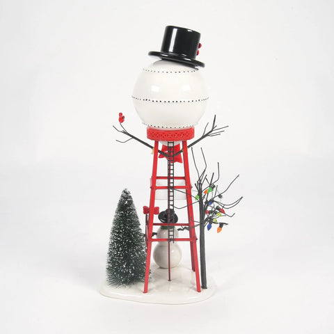 Christmas Village Accessories - Snowman Watertower