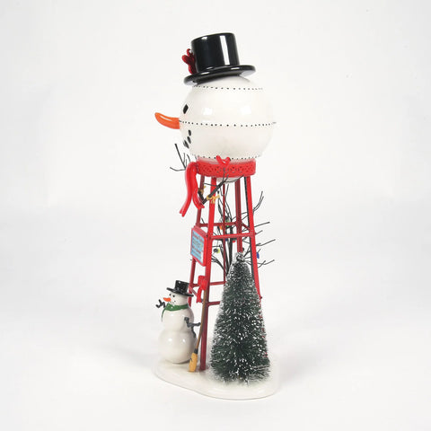 Christmas Village Accessories - Snowman Watertower