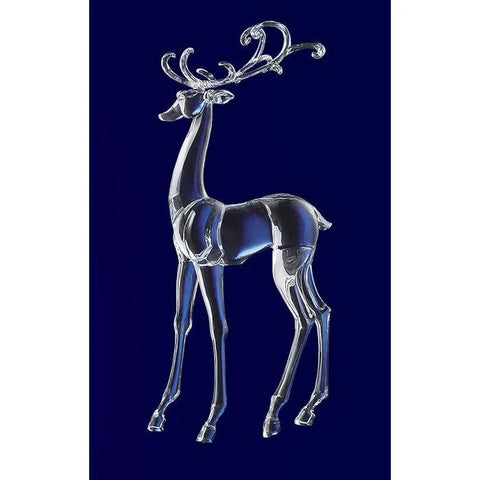 Large Standing Deer Figurine, Acrylic, 25"