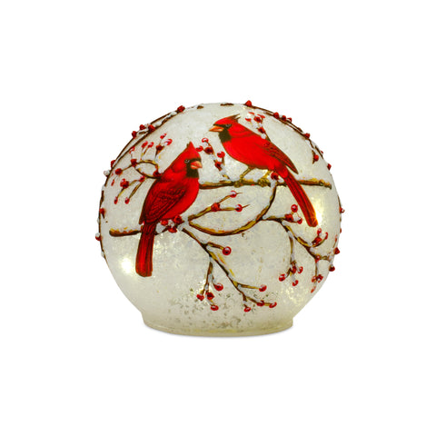 LED Cardinal Globes, 4.5" - 7" (Set of 3)