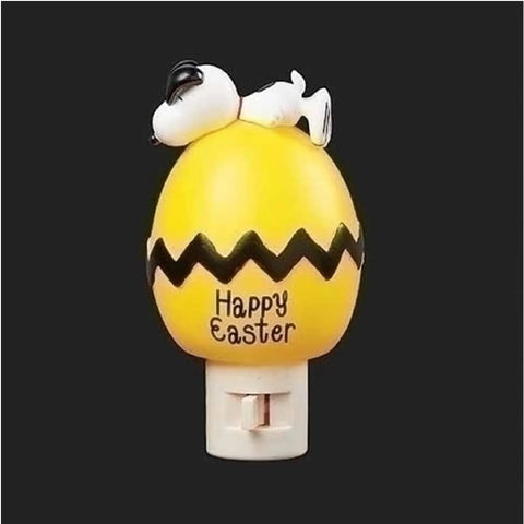 Snoopy Happy Easter Egg Night Light, 3.5"