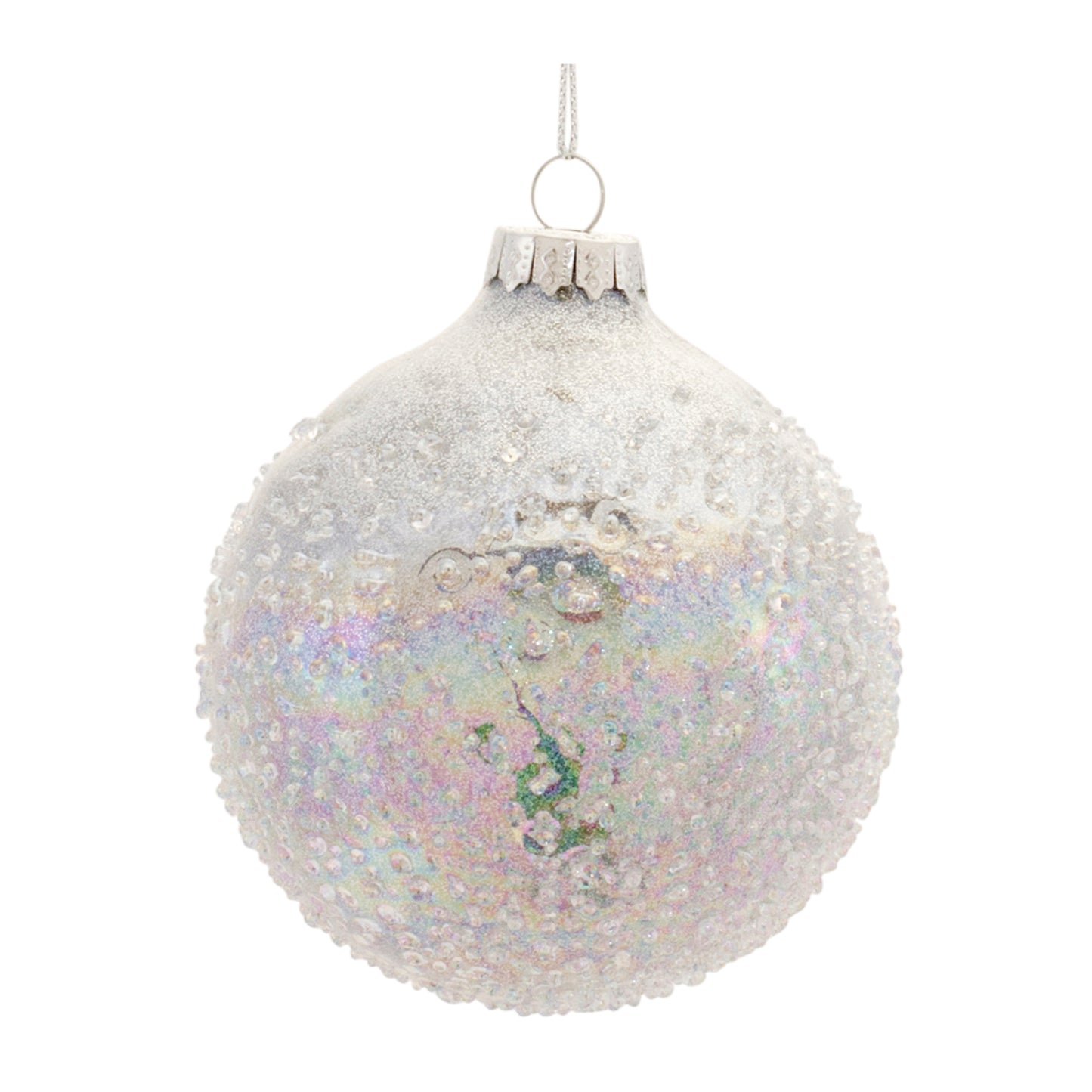 3"D Magical Shimmer Assorted Glass Ornament