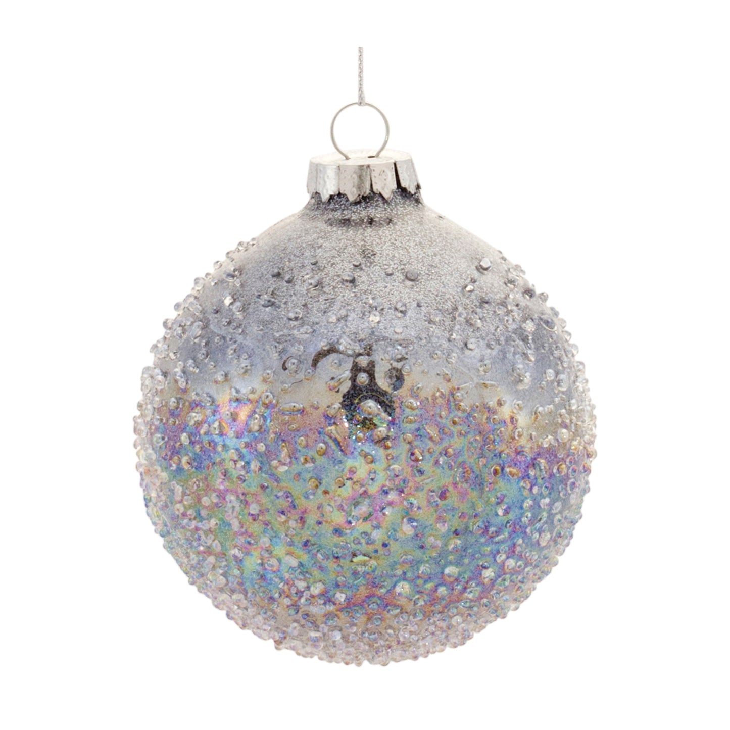 3"D Magical Shimmer Assorted Glass Ornament