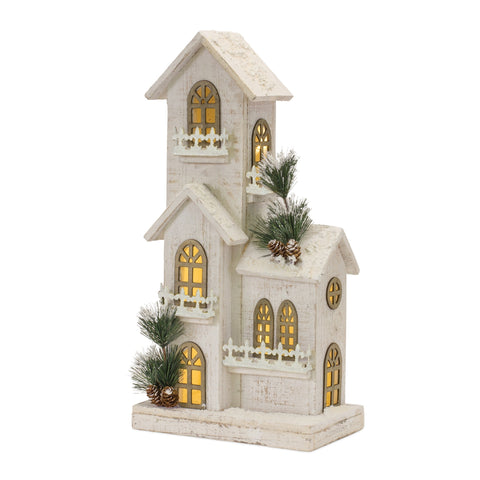LED Wood Church, 21"