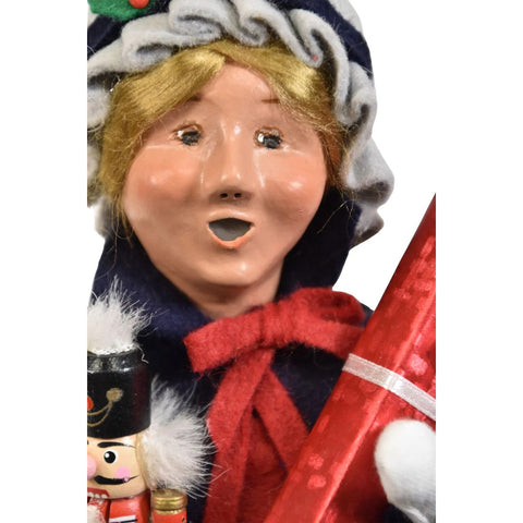 Nutcracker Family Woman Caroler Figurine, 13"