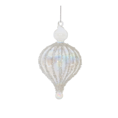 Finial or Onion Palace Glamour Glass Ornament (sold individually)