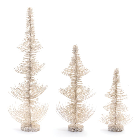 Plastic Tree Figures (Set of 3), 12.5" - 24.5