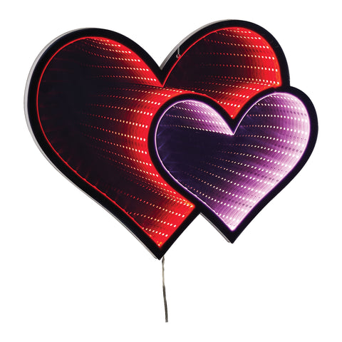 evenflo chase lx tonal hearts Hanging Heart Infinity Light, 15.75"H w/UL Plug – Christmas In America
