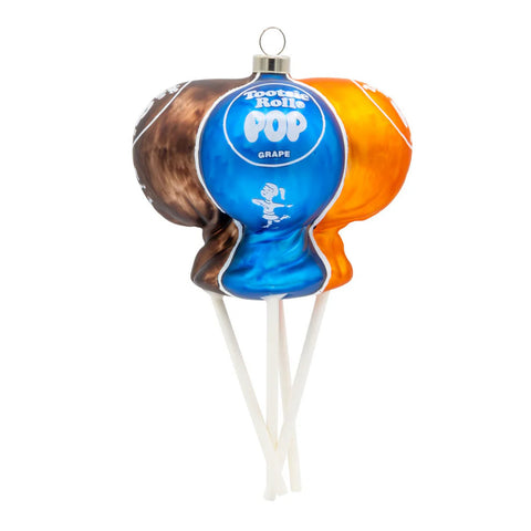 Glass Tootsie Bunch Pops Ornament, 6.5"