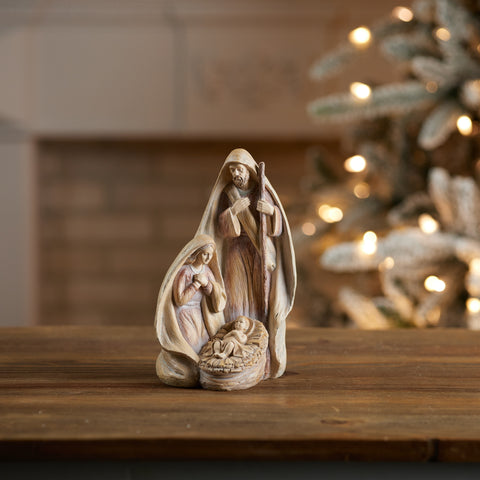 Holy Family 8.75"H Resin