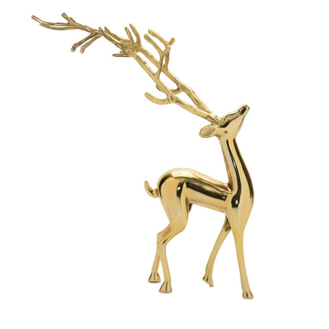 Aluminum Deer Figurine, 23 - 32.5" (2 styles - sold individually)