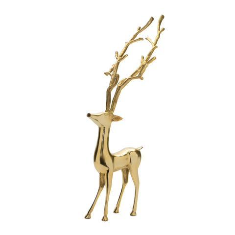 Aluminum Deer Figurine, 23 - 32.5" (2 styles - sold individually)