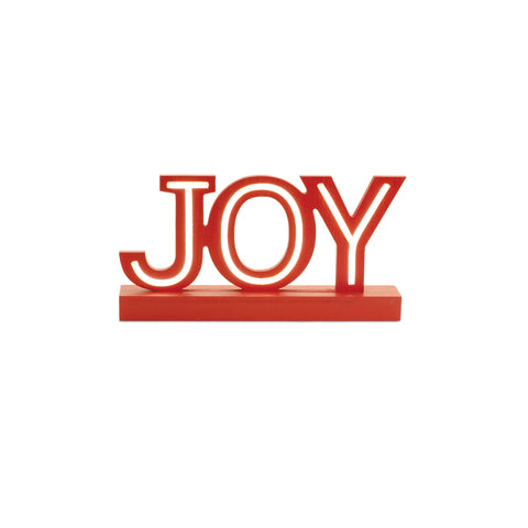 LED Joy and Merry Signs, 13.5" - 24" (Set of 2)