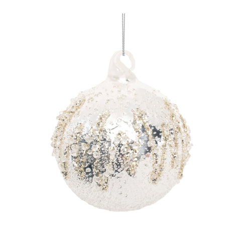 Glass Ornament, 4.5" (2 styles - sold individually)