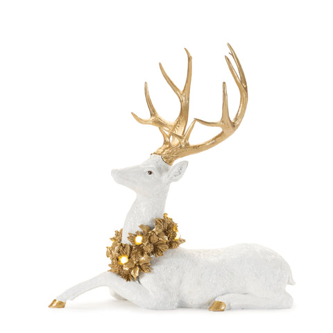 LED Deer (2 Styles - Sold Individually) 16"L x 20"H, 19.5"L x 20"H Resin