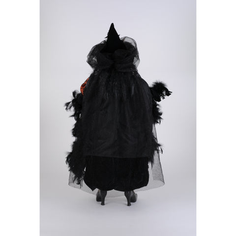 Orange Standing Witch Figurine, 32"