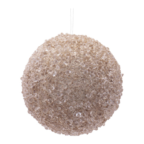Acrylic Ball Ornaments, 4 - 5" (Set of 2)