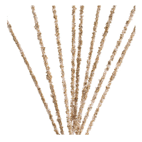 Bead Spray, 34" (Gold)