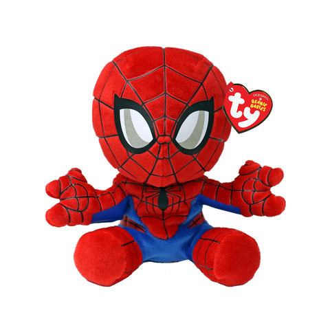 Ty Beanie Babies SPIDER-MAN - Marvel (Small, 8")