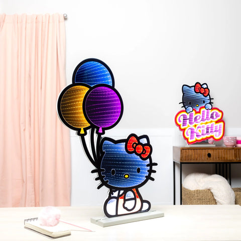 Hello Kitty Balloons Infinity Light w/UL Plug, 24", Acrylic