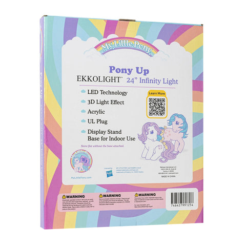 Hasbro Pony Up Infinity Light w/UL Plug, 24", Acrylic