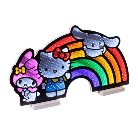 Kitty Infinity 13 Hello Kitty and Friends Rainbow Infinity Light, Acrylic, W/ UL Plug, 2 ...