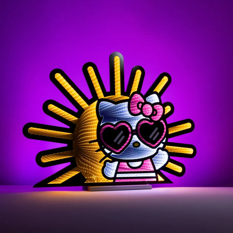 Hello Kitty Sunshine Infinity Light, Acrylic, W/ UL Plug, 24.5"