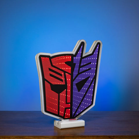 Hasbro Autobot/Decepticon Infinity Light, Acrylic, 10.5"