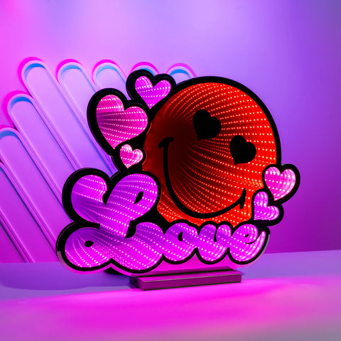 SmileyWorld Love Heart Infinity Light, Acrylic, UL Plug, 15"