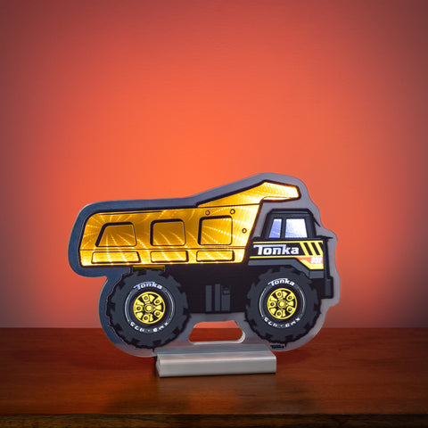 Tonka Dump Truck Infinity Light, Acrylic, UL Plug, 8"