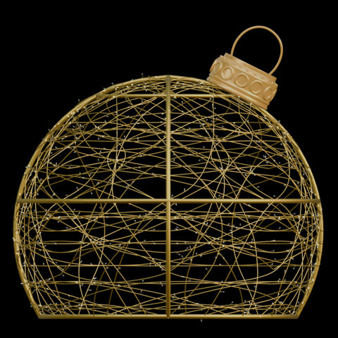 Large Ornament Struct, LED Lit, 12ft
