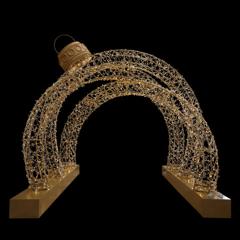 Weavering Ornament Archway, LED Lit, 13'3"