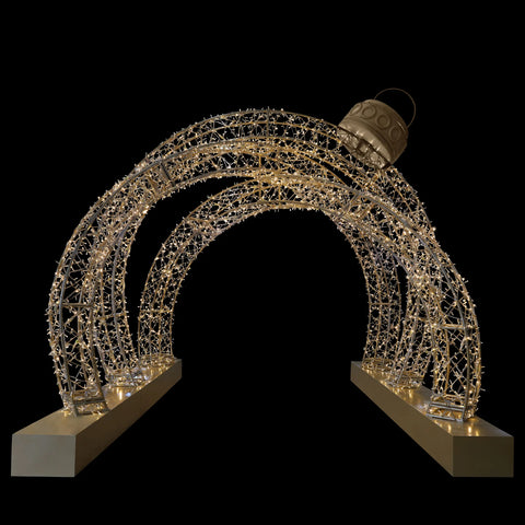 Weavering Ornament Archway, LED Lit, 13'3"