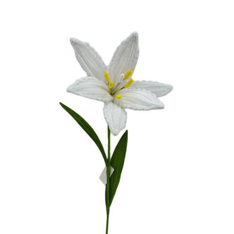 Lily Spray, 33.5" (White)