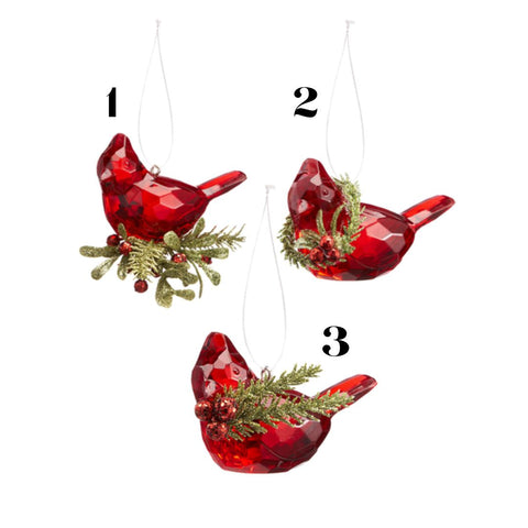 3"L Teeny Cardinal Ornament (sold individually)