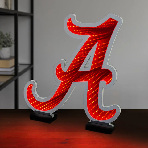 Alabama Crimson Tide LED Infinity Logo Light, Acrylic, w/UL Plug, 13.5"