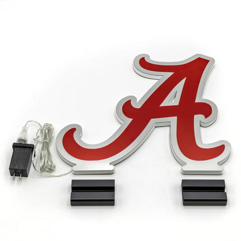 Alabama Crimson Tide LED Infinity Logo Light, Acrylic, w/UL Plug, 13.5"