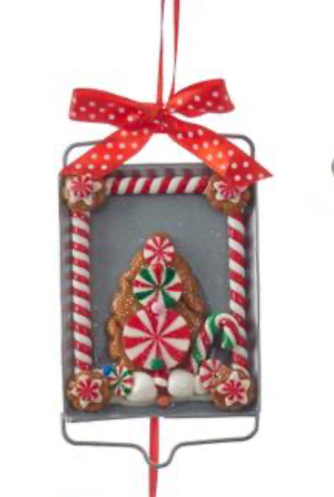 Gingerbread Cookie Tray Ornament