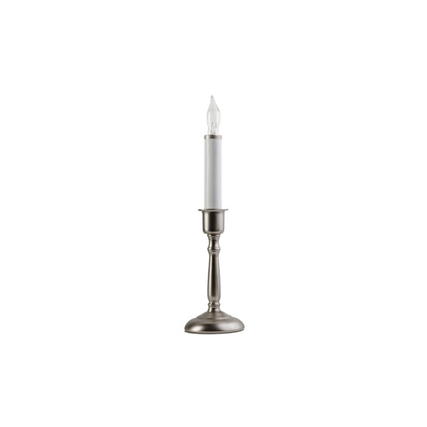 Bayside Pewter Cool Burn Bulb Candle, Steady Burning, 12" (Set of 3)