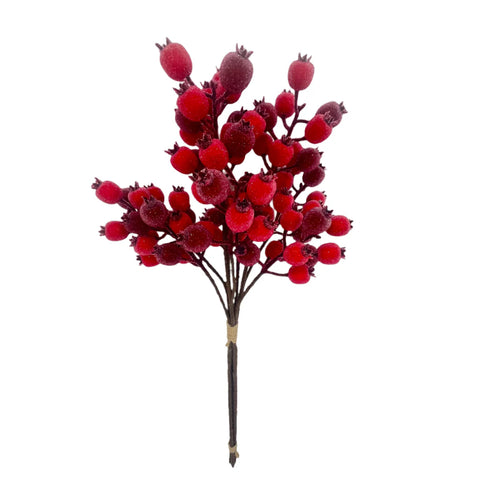 Iced Rosehip Bundle x3, 24" (Red)