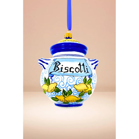 Bruno Cookie Jar Polish Glass Ornament, 4"