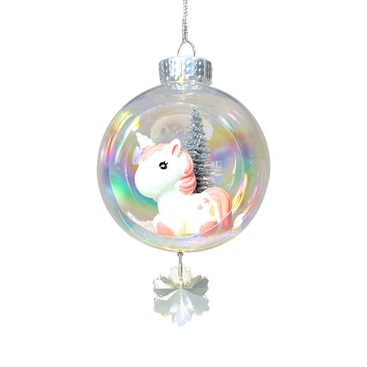 Crystallized Baby Unicorn Ornament