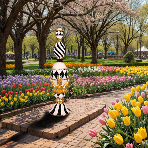 Easter Bunny Finial Statue, 5" (4 styles - sold individually)