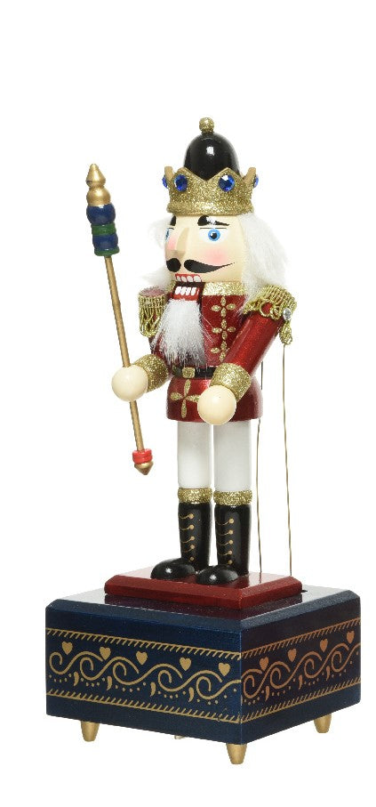 Music Box Nutcracker with Moving Arms (3 colors to choose)