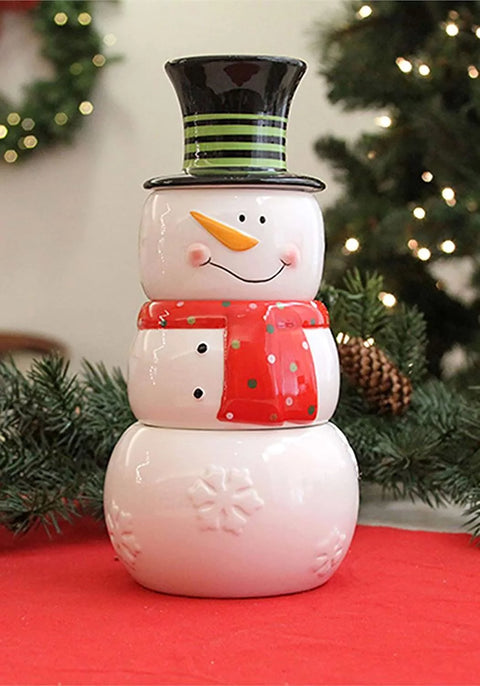 Ceramic Snowman Stack Measuring Cup