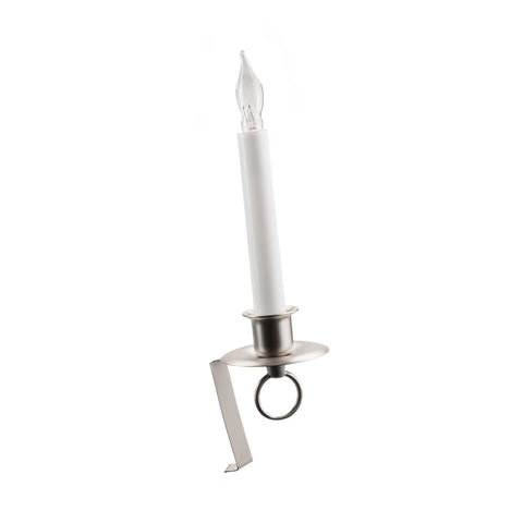 Cambridge Bracket Pewter Cool Burn Bulb Candle, Steady Burning, 12" (Set of 4)
